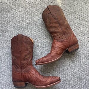 Tecovas Brown Leather Cowboy Boots
